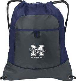 Port Authority Pocket Cinch Pack-TrueNavyDeepSmoke